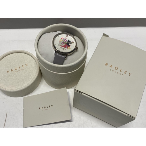 202 - A boxed as new Radley wrist watch (untested)