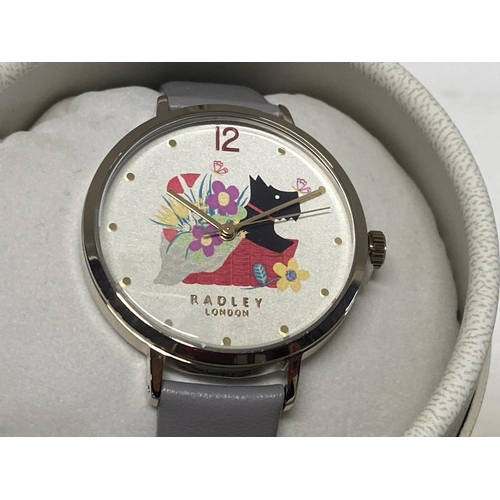 202 - A boxed as new Radley wrist watch (untested)