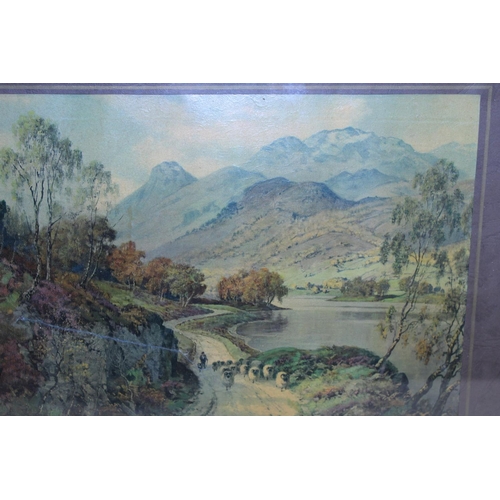 319 - A framed oil on canvas by George Melvin Rennie 47x41cm. Has damage/crease to canvas as shown in phot... 