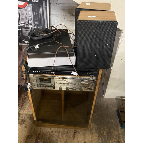 107 - A vintage Alba music system and a JDW turntable & speakers. Untested. No shipping