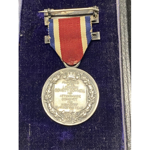 198G - A cased silver 1912 King George V medal.