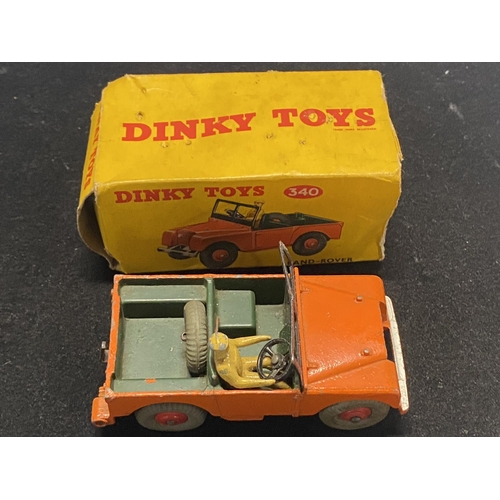 198I - A vintage Dinky 340 Land Rover die-cast model