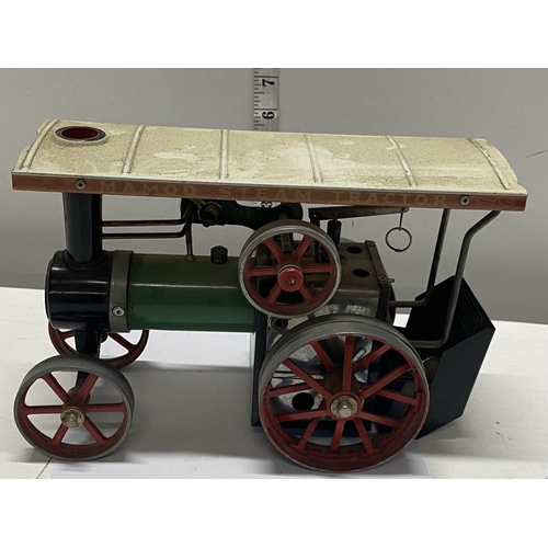 218 - A Mamod steam tractor model. Untested.