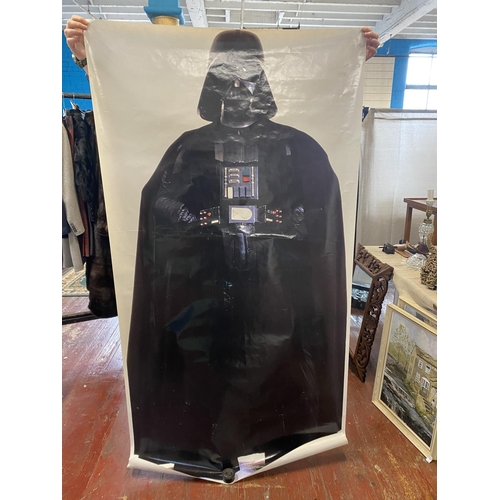 306A - A large life size Darth Vader Star Wars poster