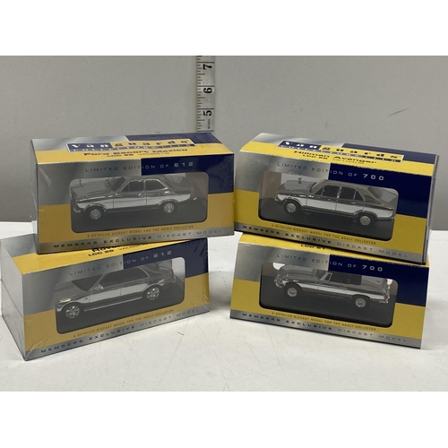 71 - Four Vanguards Collectors Club limited edition die-cast models