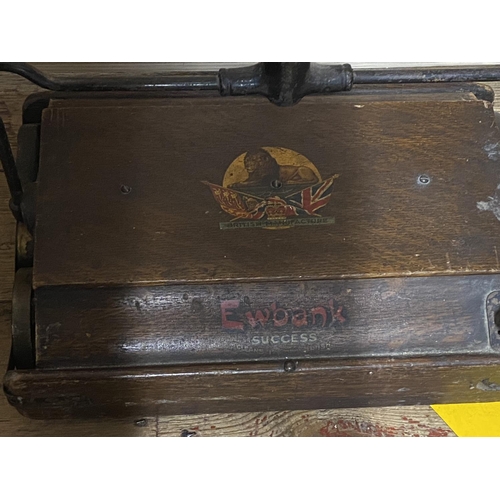 91 - A antique Ewbank Success carpet sweeper.  shipping unavailable