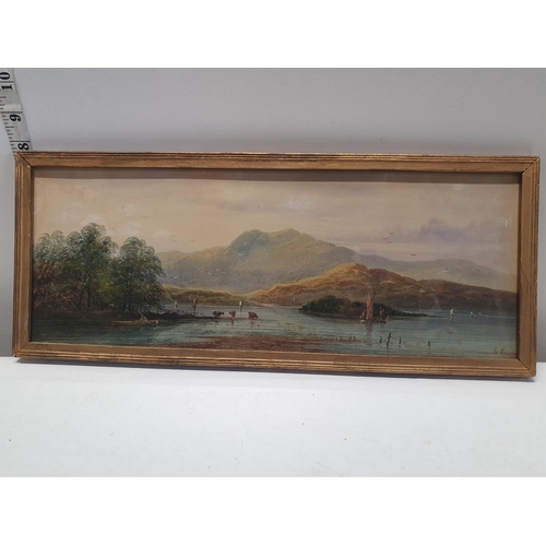 30 - Two antique watercolours by American artist Edmund Darch Lewis 1835-1910. Each frame measures 46cm x... 