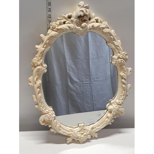 361 - A vintage mirror. Shipping unavailable
