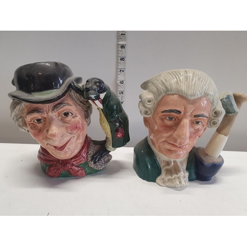 42 - Two Royal Dalton character jugs. The Walrus and Carpenter and Apothecary, shipping unavailable