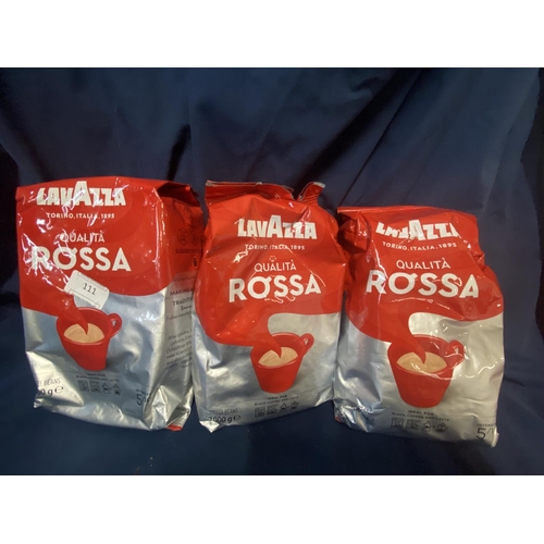 111 - 3x1 Kg bag of Lavazza coffee