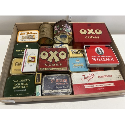 30 - An assortment of vintage tins