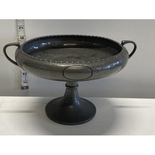 4 - A quality Arundel pewter pedestal bowl by C.W.F & Sons Ltd