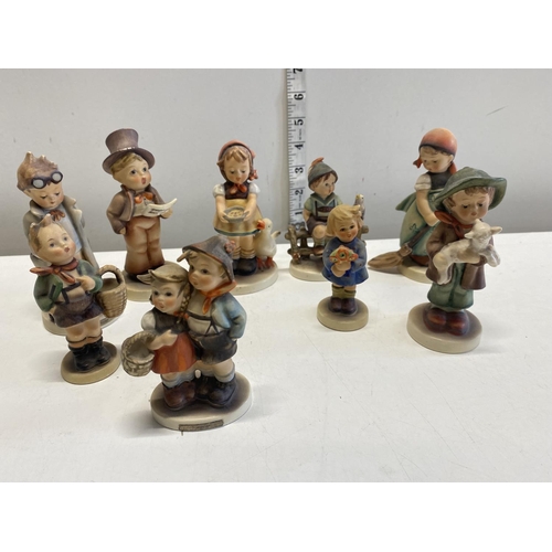 46 - A group of Goebel ceramic figure.Shipping unavailable