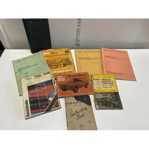 56 - A selection of vintage manuals and training guides.Shipping unavailable