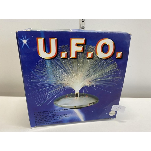 66 - A boxed UFO lamp (untested).Shipping unavailable