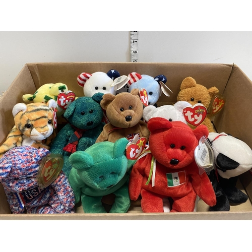 70 - Twelve TY Beanie babies