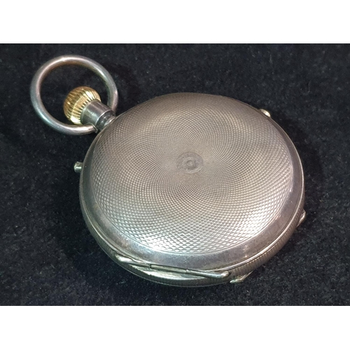 115 - A gentleman's hallmarked for Birmingham full hunter pocket watch, top winder, needs attention