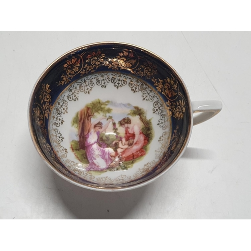 71 - A collectable Angelica Kauffman cup and saucer