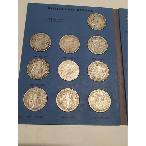 141 - A set of British half crowns 1910-1940