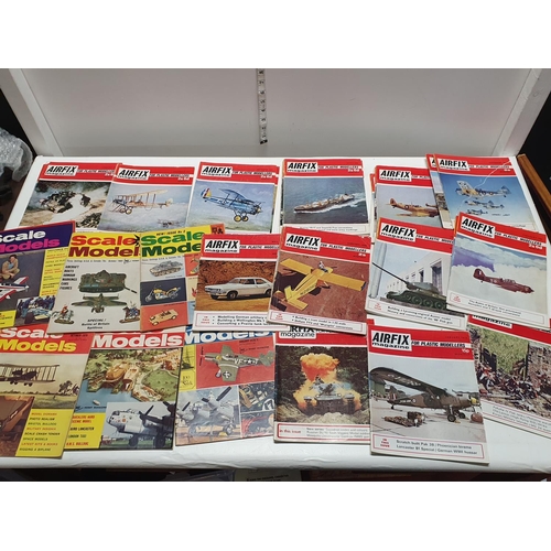 111 - A selection of vintage Airfix modelling magazines and other