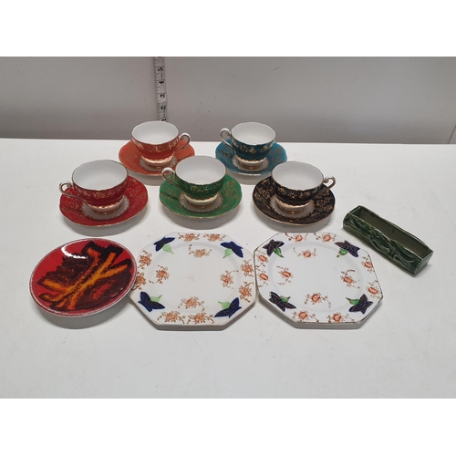 167 - A selection of ceramics including Royal Standard and Poole pottery, shipping unavailable