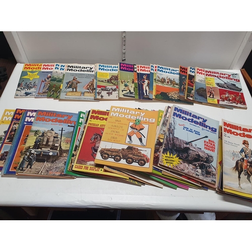 170 - A large job lot of vintage military modelling magazines
