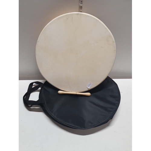 55 - A hand held drum, shipping unavailable