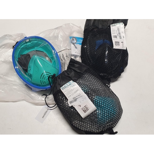 72 - Three new snorkel masks, shipping unavailable