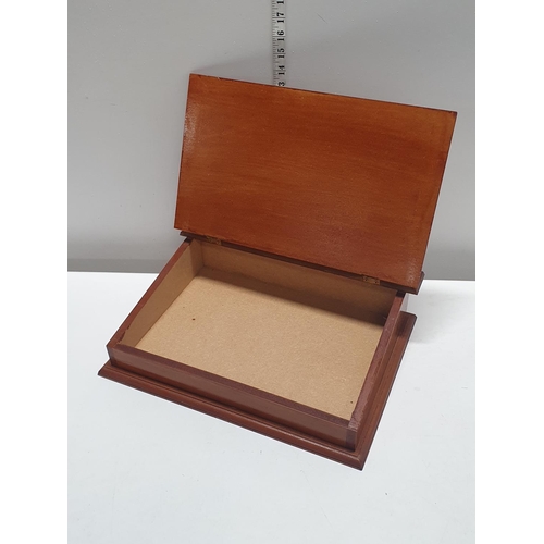 9 - A small wooden child's writing slope, shipping unavailable