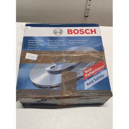 102 - A set of Bosch brake discs (unchecked)