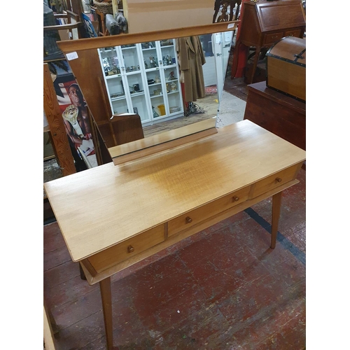 260 - A vintage mid-century 1950'/60's Alfred Cox, walnut dressing table, shipping unavailable