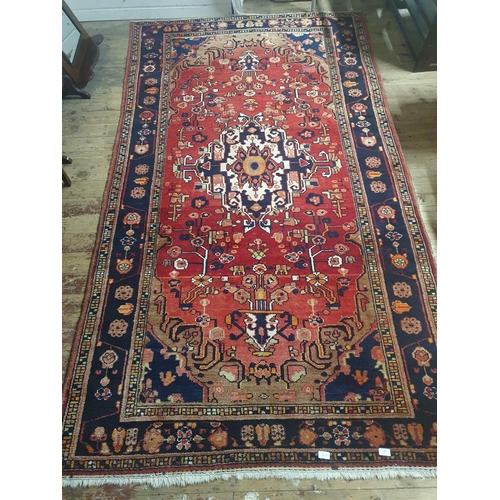 255A - A quality Persian Borchelou rug 2.70x1.55m (very slight signs of wear), shipping unavailable