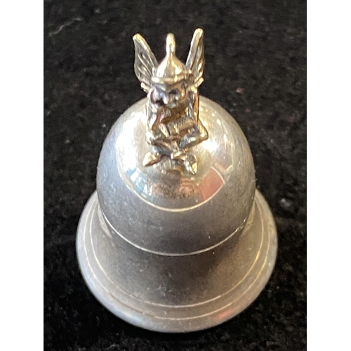 140 - A vintage hallmarked silver keepsake fairy bell (for baby teeth)