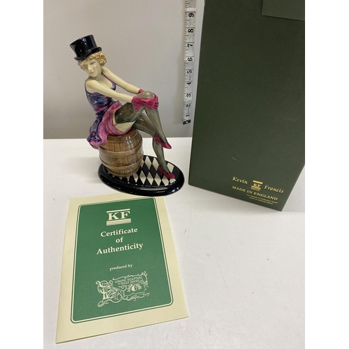 154 - A boxed collectable Kevin Francis limited edition 465/750 Marlene Dietirch figurine with COA