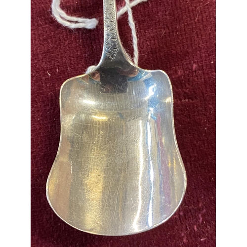 200 - A Georgian silver caddy spoon 17g