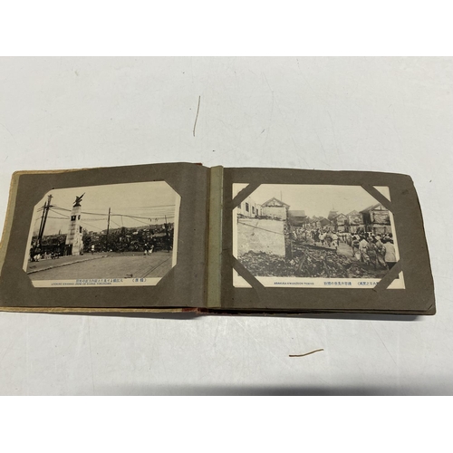 331 - A good album of vintage postcards and real photographs. Including Japanese postcards of the 1920's E... 