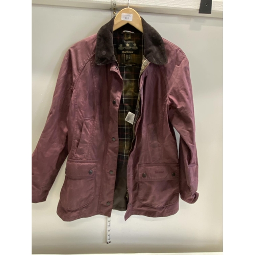 469 - A ladies Barbour jacket size 10 (signs of wear)