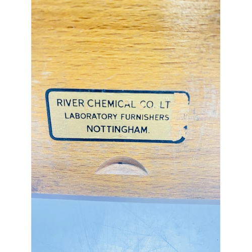 146 - A boxed ships gimbal compass