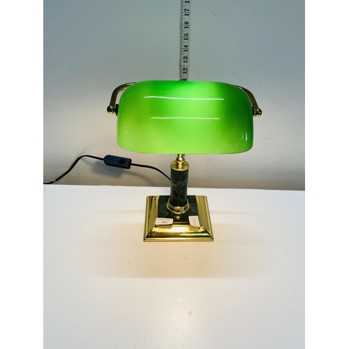 143 - A Bankers style table lamp