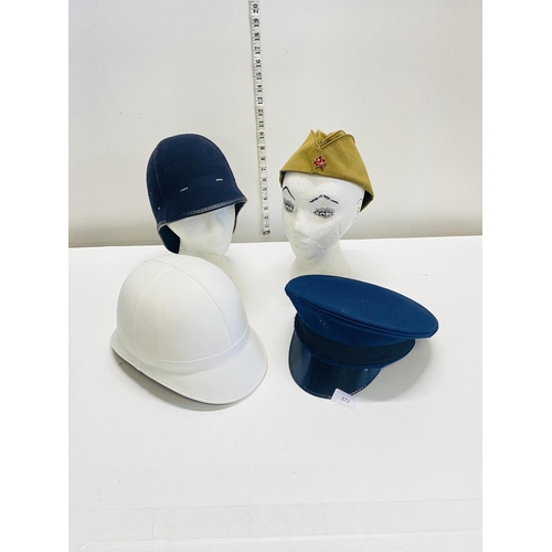 140 - A selection of assorted military style hats  shipping unavailable.