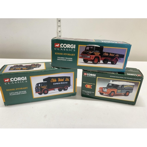129 - Three boxed Corgi classic truck models
