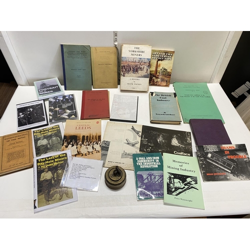 135 - A selection of vintage coal mining related books and ephemera