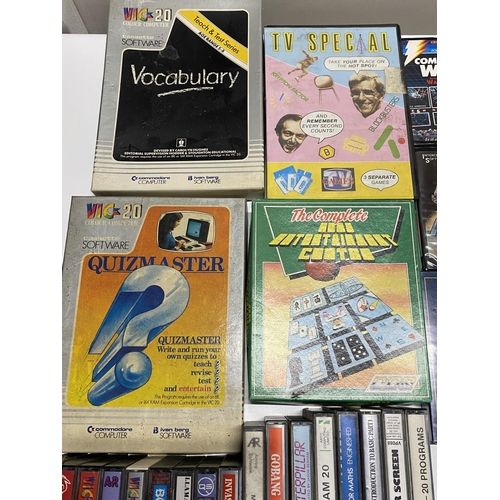 9 - A job lot of assorted Commodore cassette games