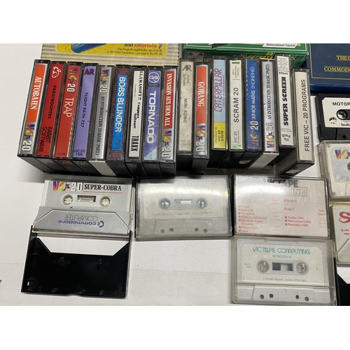 9 - A job lot of assorted Commodore cassette games
