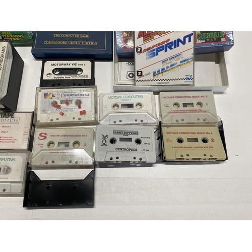 9 - A job lot of assorted Commodore cassette games