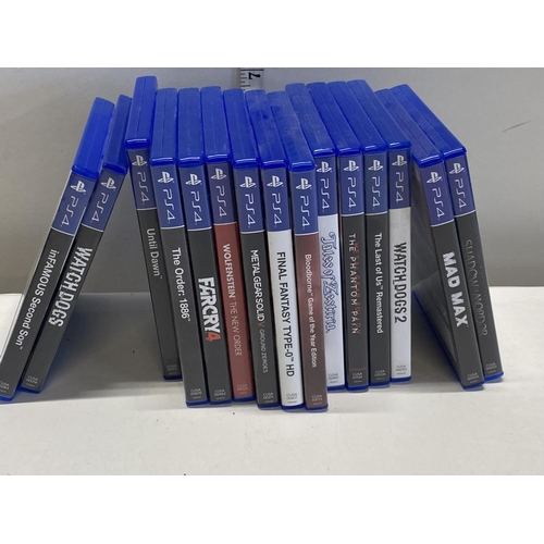 46 - A selection of PS4 console games (untested)