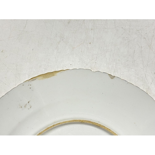 11 - Two Royal Crown Derby side plates and one dinner plate 'Kings' pattern (largest d26cm)