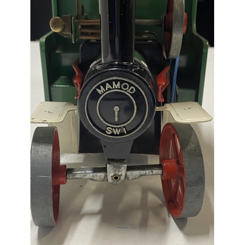 100 - A vintage Mamod steam wagon SW1 in working order (needs steering rod and new belts)