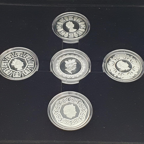 109 - The 2015 Queen Elizabeth II longest reigning monarch silver proof portrait coin set.