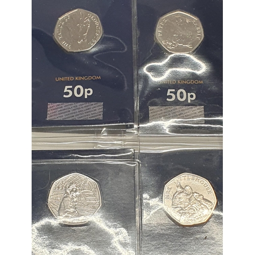 126 - A large selection of uncirculated collectable 50p coins